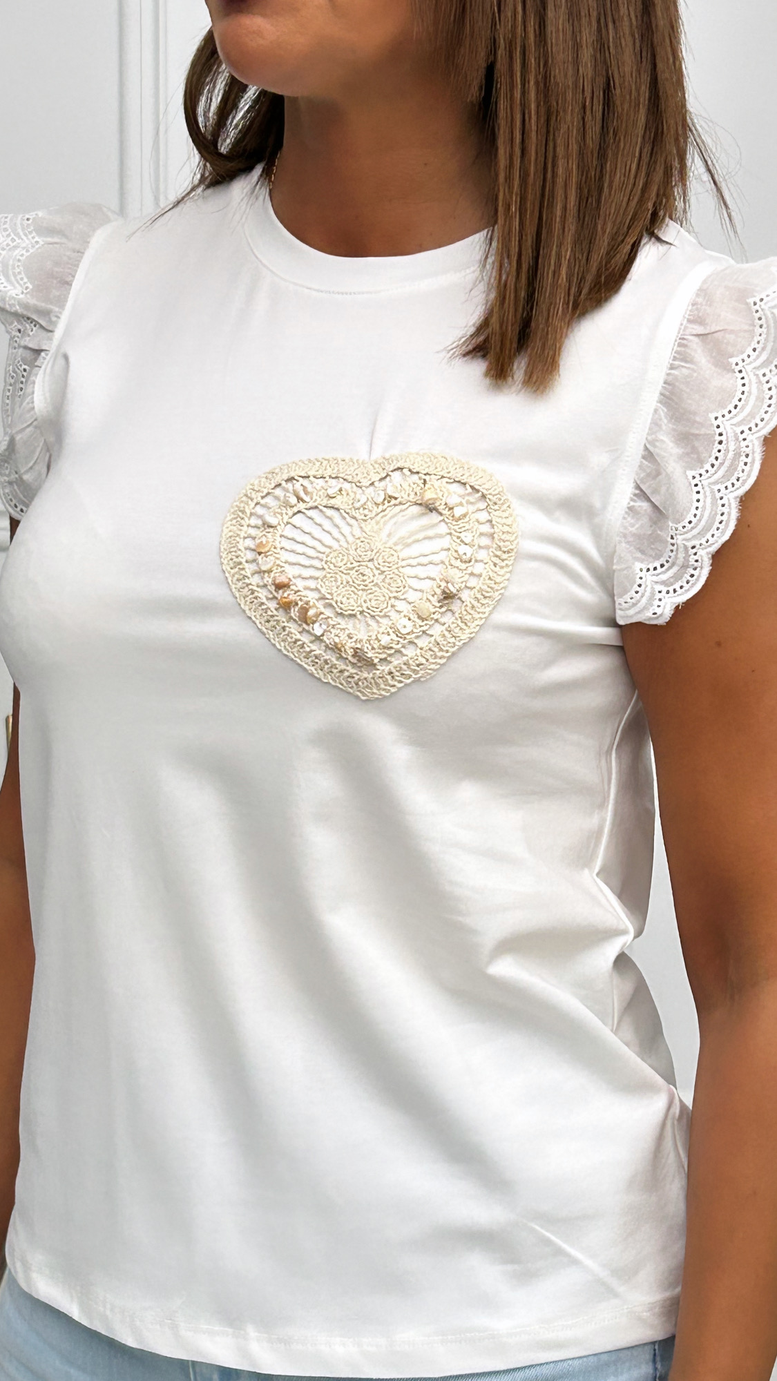 Camiseta Corazon Conchas - Imagen 2