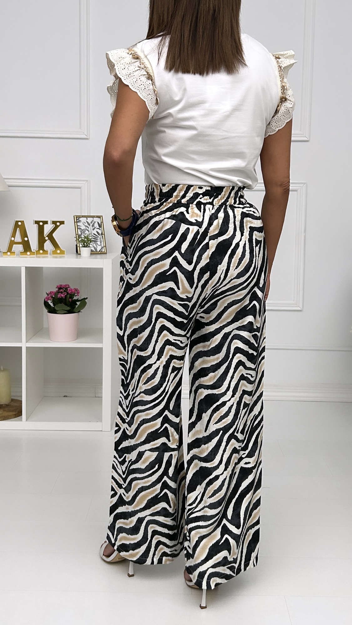 Pantalon Fluido Cebra - Imagen 2
