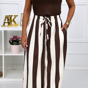 Pantalon Rayas con Puño