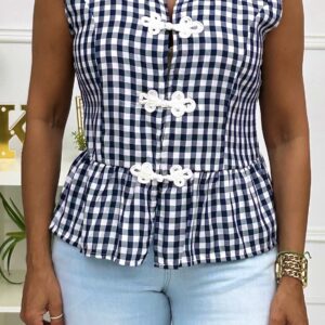 Blusa Japon Cuadro Vichy