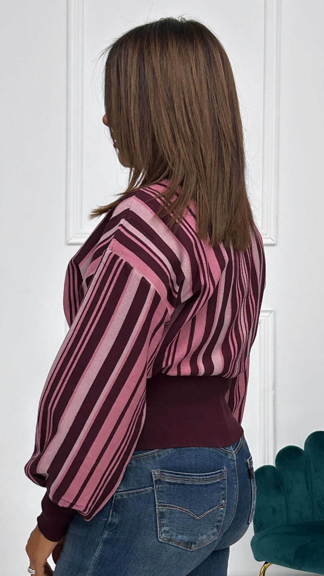 Chaqueta Rayas Maca - Imagen 4
