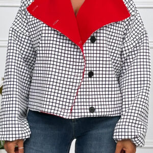 Chaqueta Oversize Cuadros