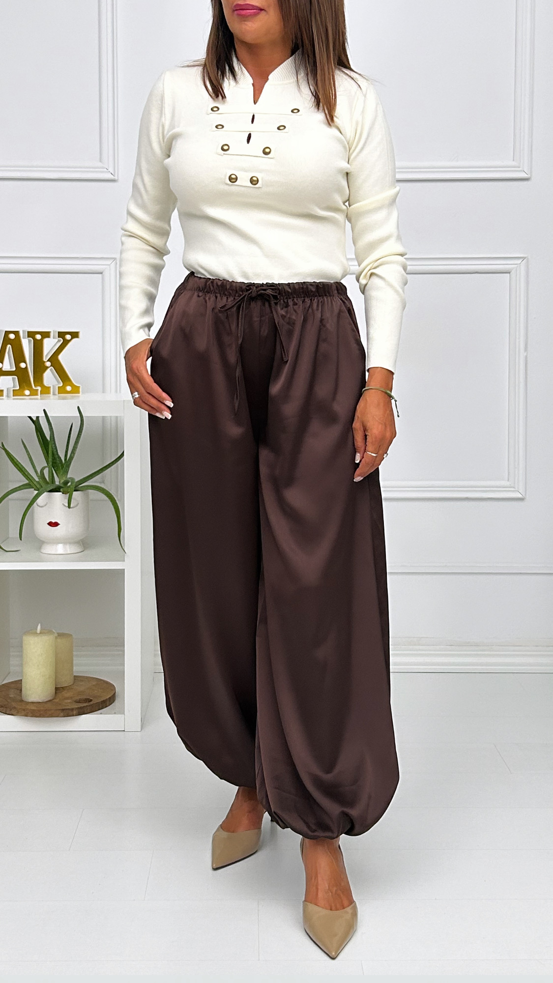 Pantalon Raso Bombacho May